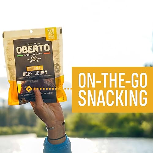 Miniatura 4 de Oberto Specialty Meats Original Beef Jerky, 2.7 onzas (paquete de 8)