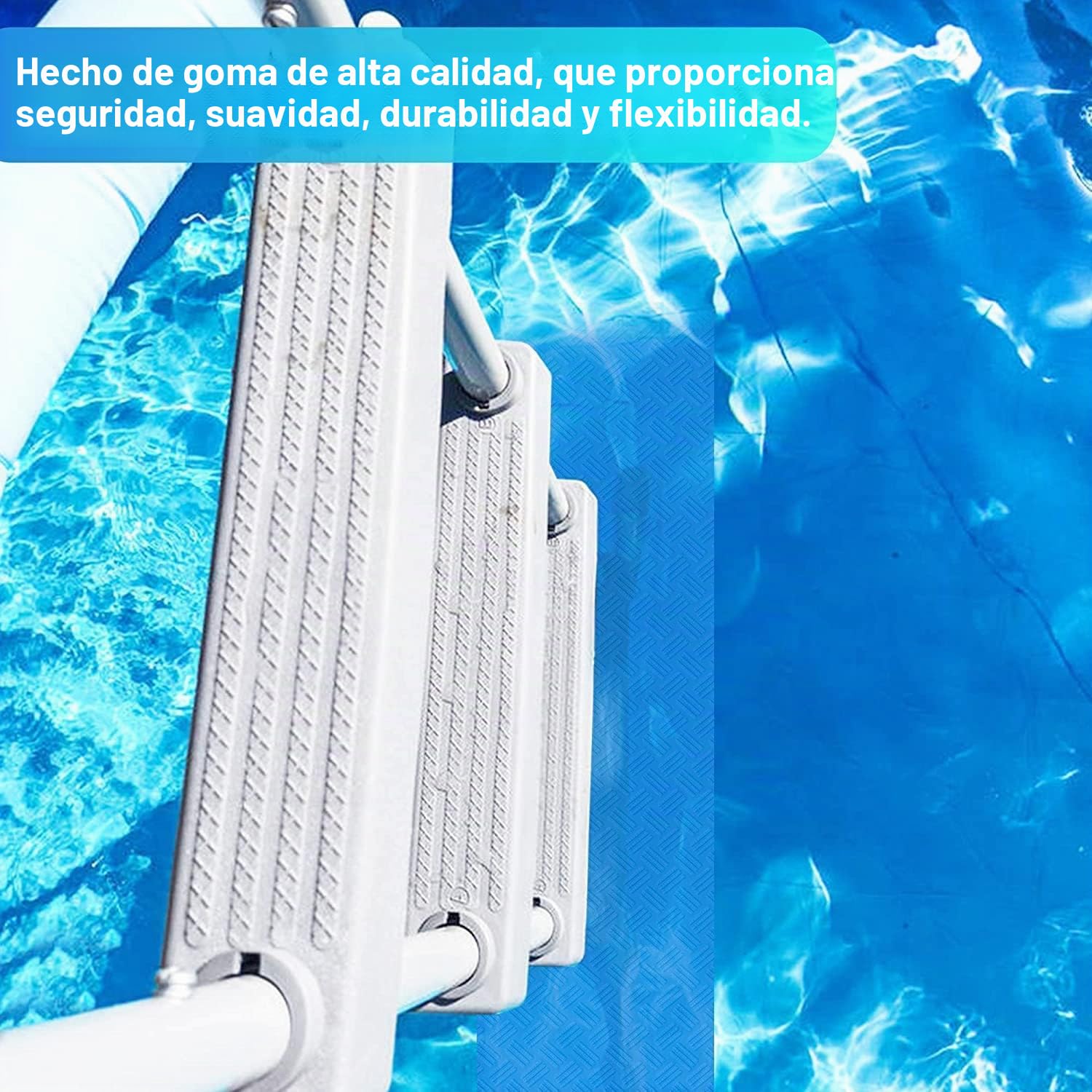 2 Rollos Alfombrilla Antideslizante Piscina, Alfombrilla Escalera Piscina,Antideslizante,para Piscina y Escaleras 90x23CM