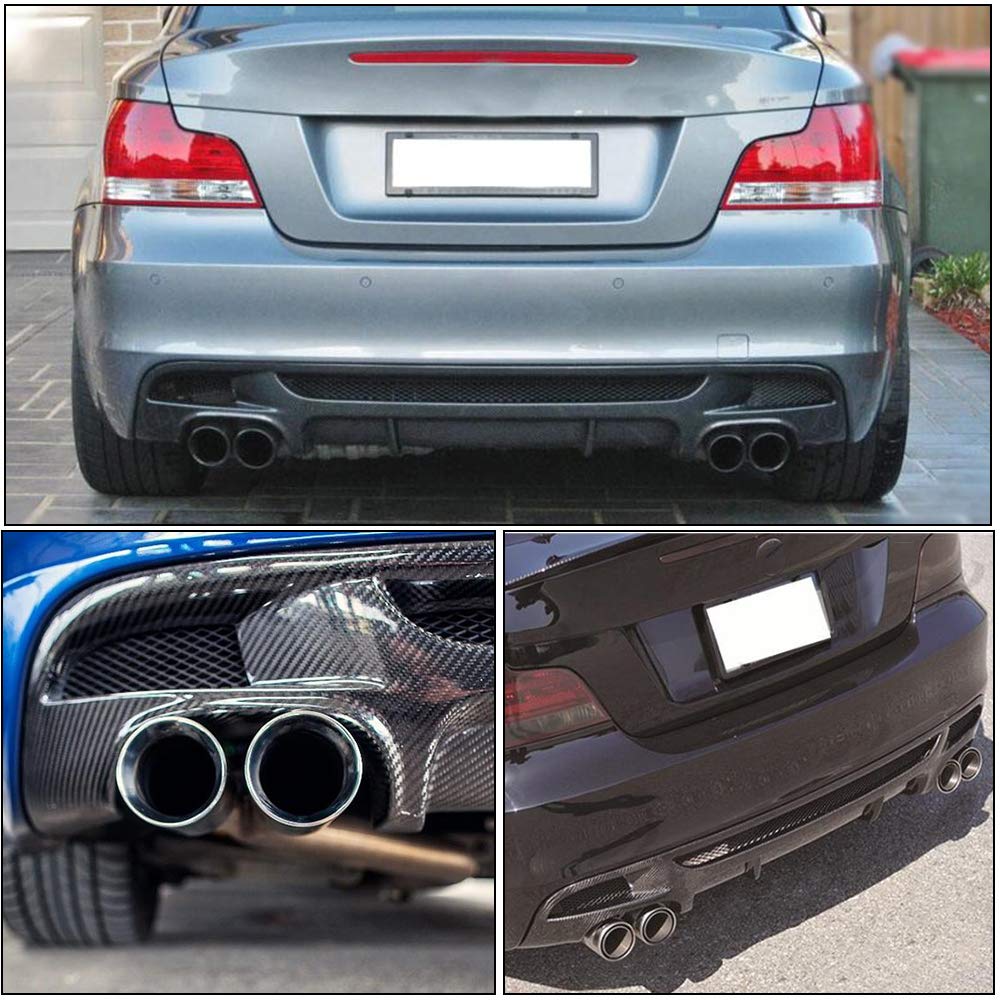 Amazon.com: MCARCAR KIT Rear Diffuser for BMW 1 Series E82 E88