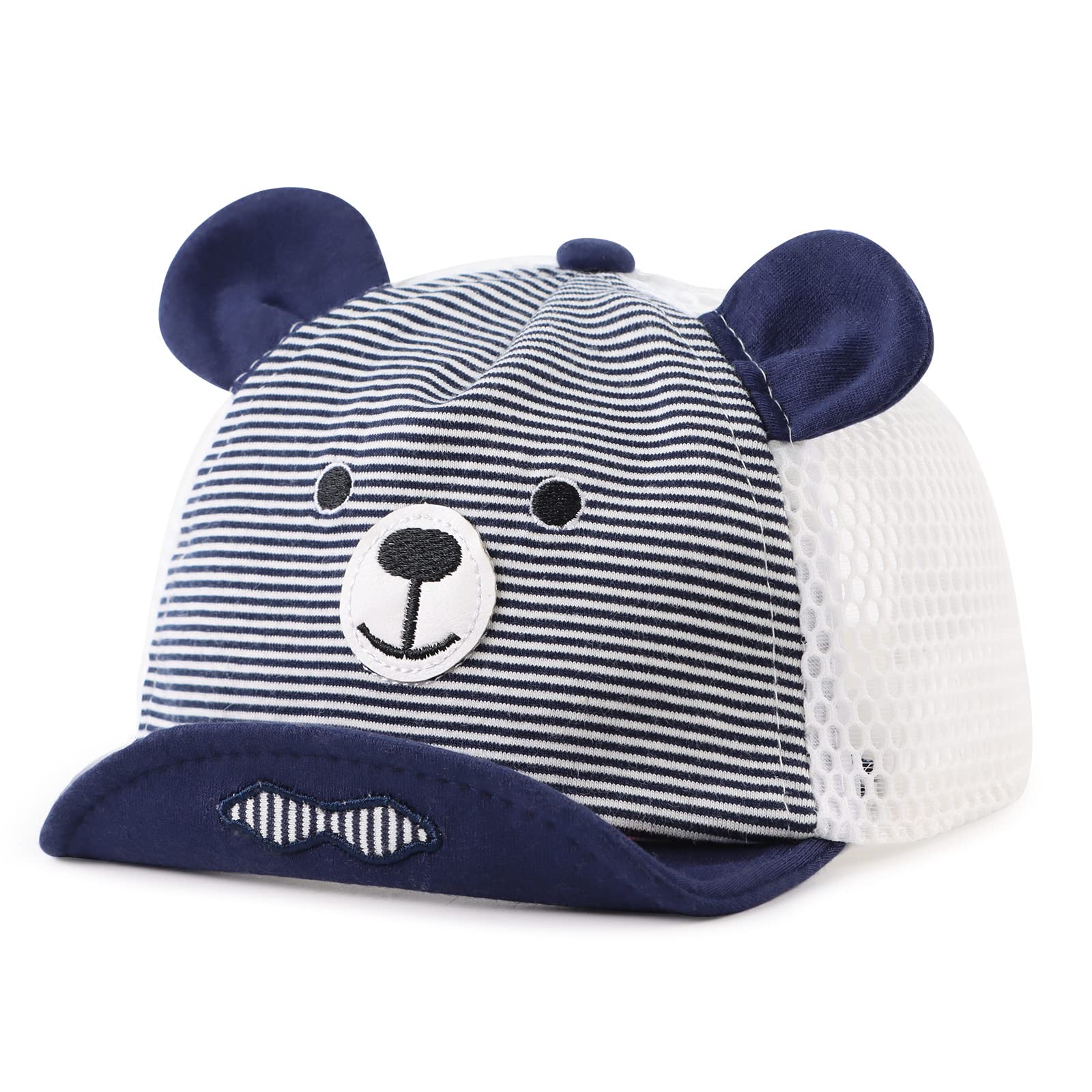 Pesaat Gorra de béisbol para bebés de 6 a 24 Meses Gorra de béisbol con protección UV