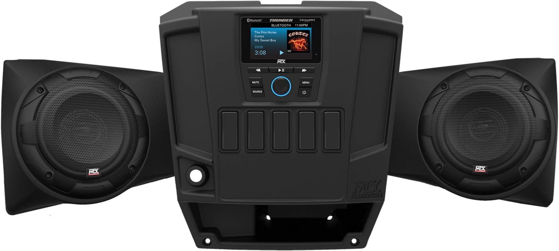 MTX RANGERSYSTEM1 Polaris Ranger SXS Audio System w Receiver & (2) Custom Speakers