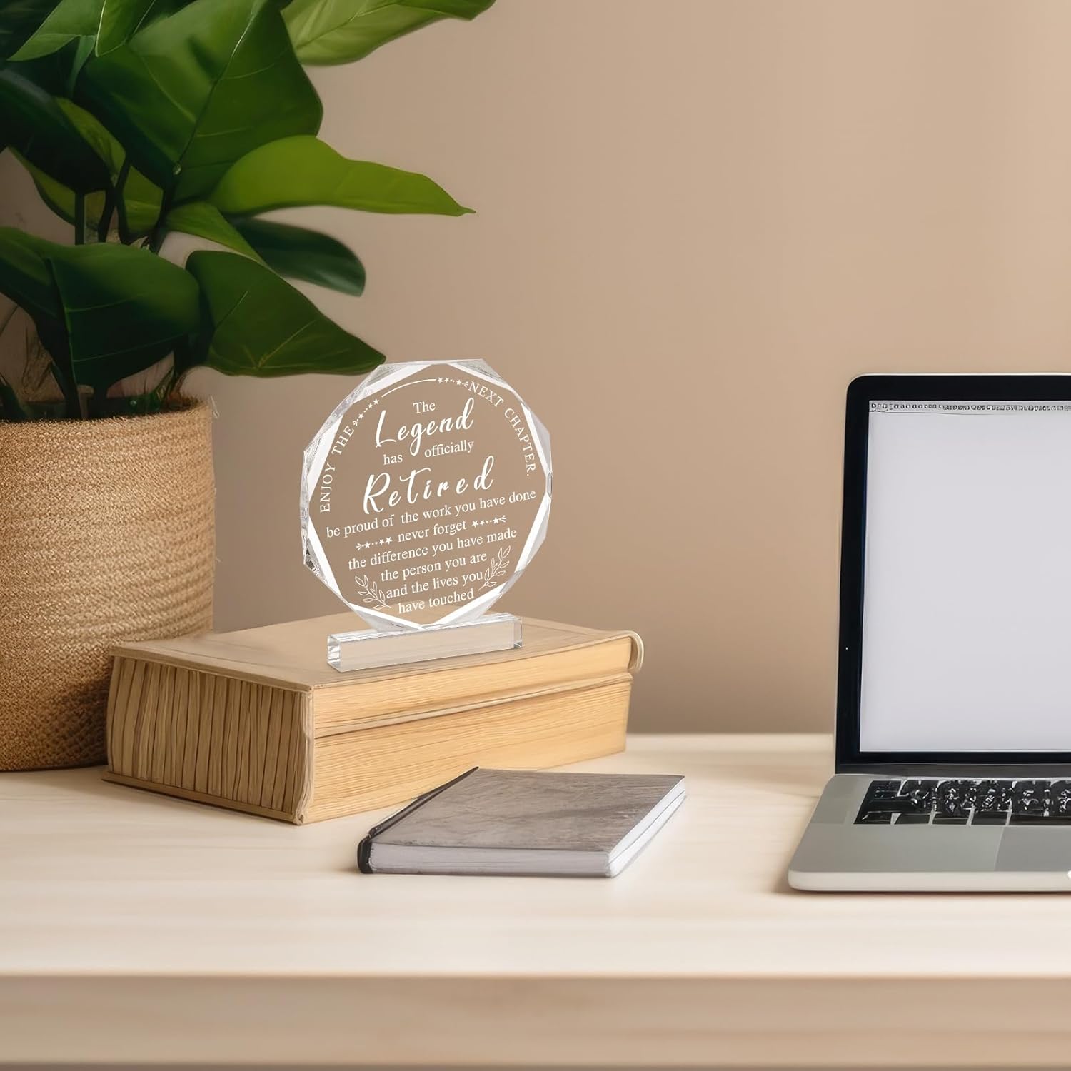 Chunful Happy Retirement Gifts for Men Women Never Understand the Difference You Made Keepsake and Paperweight Retirement Plaque Inspirational Gifts for Retired Teacher Police(Classic Style) - Image 4