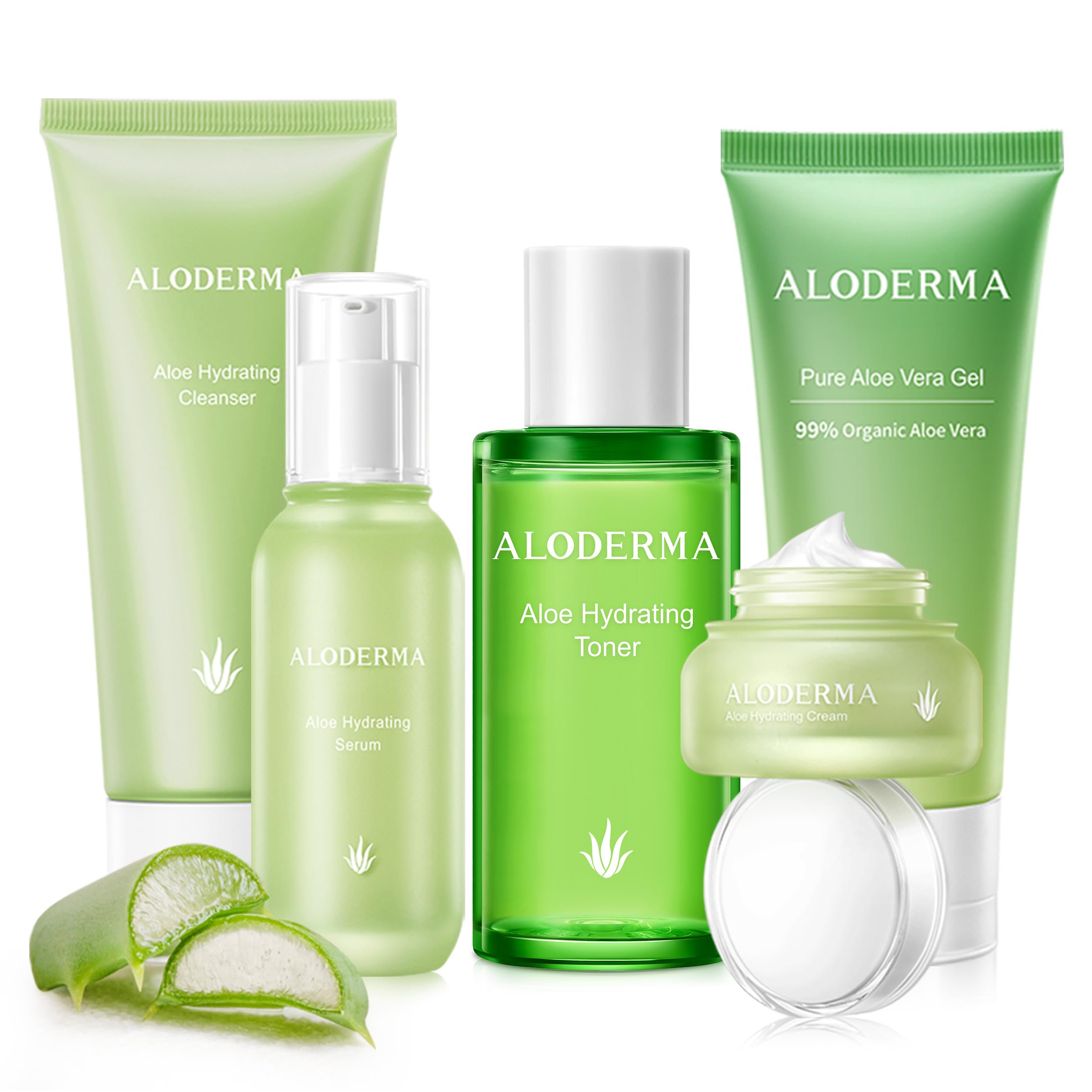 Aloderma Signature Aloe Hydrating Set 5-Piece Set
