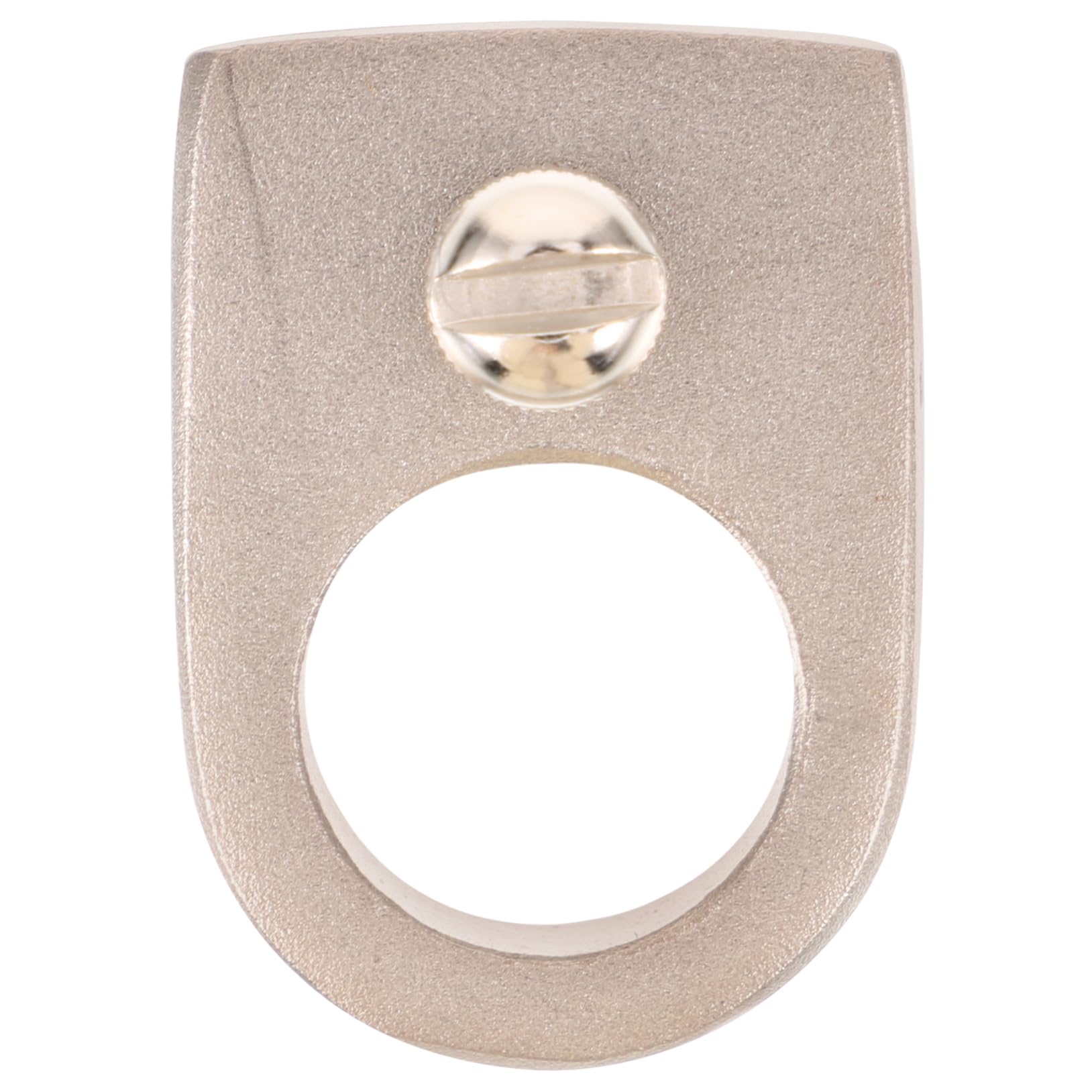 TOBBOMEY Finger Ring Without Rubber Band Stainless Steel Frameless Ring Excellent for