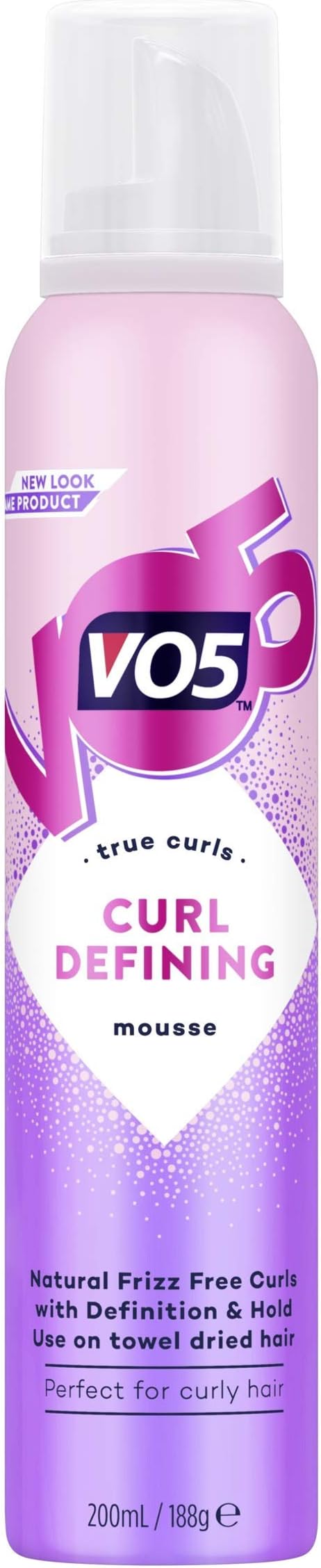 Curl Defining Mousse, Anti-frizz Formula for Wavy and Curly Hair, Weightless Bouncy Curls, 200ml