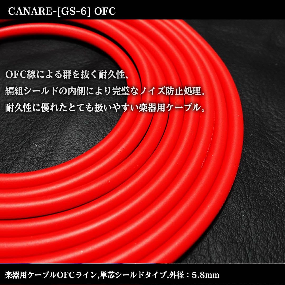 Amazon.co.jp: CANARE（カナレ）GS-6 3m S L 込 ギターシールド
