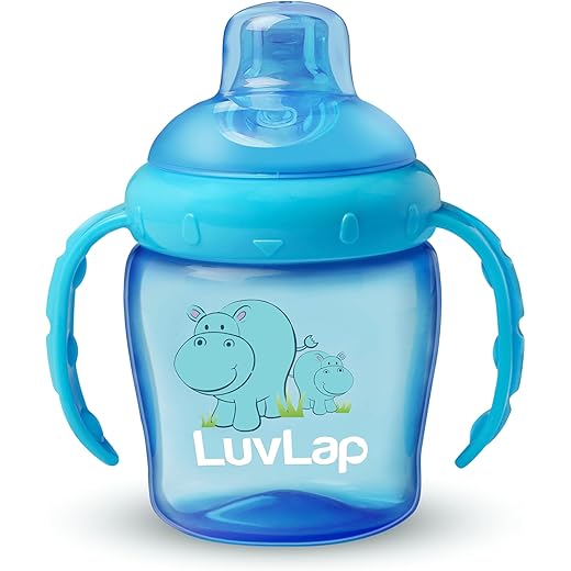 LuvLap Hippo Sipper Anti-Spill 225ml