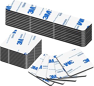 52 Pcs Double Sided Adhesive Pads, Two Sided AdhesiveTape,Double Sided Mounting Tape Heavy Duty for Walls,Hanging,Mirrors,Heavy Objects