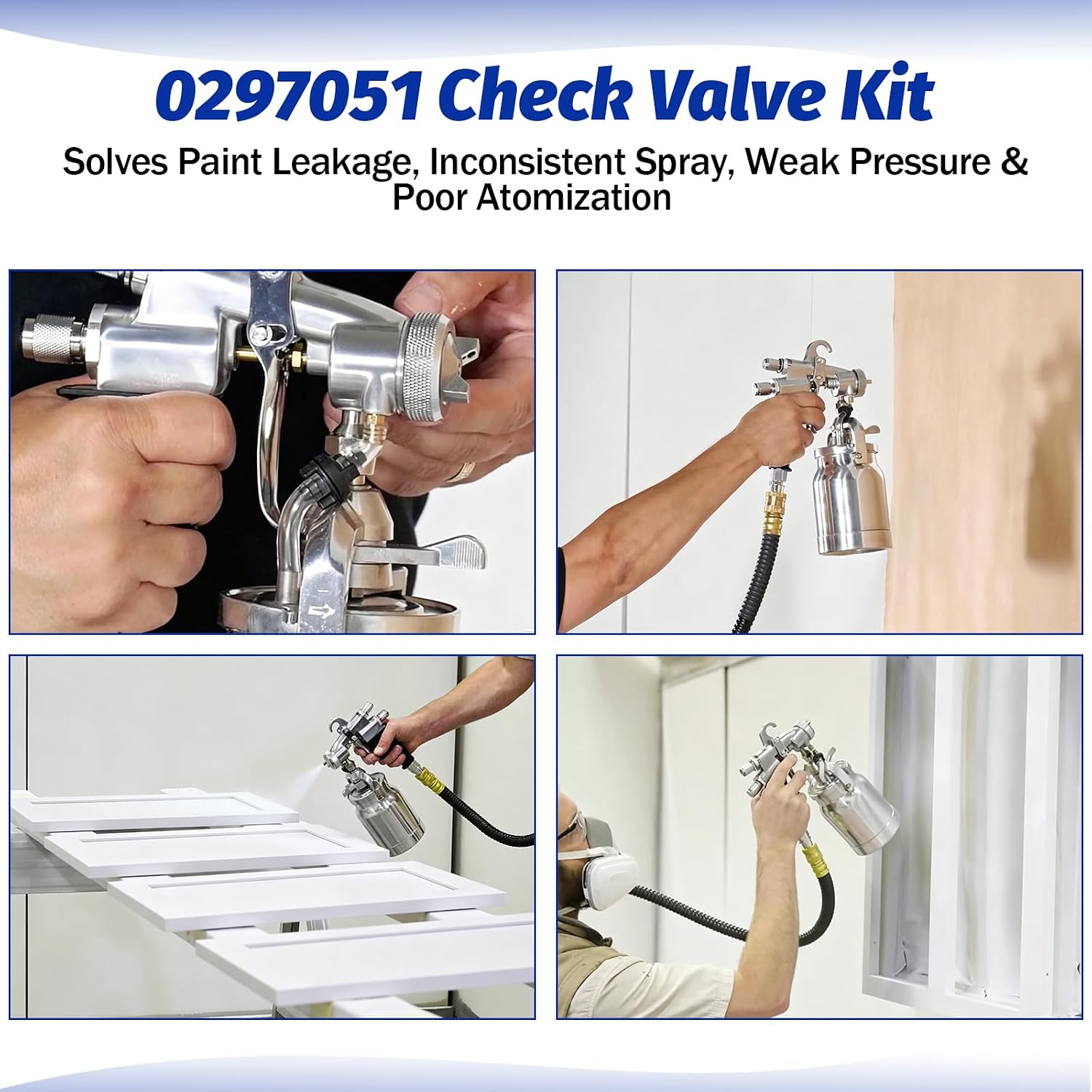 0297051 HVLP Check Valve Kit, for Titan Maxum II HVLP Spray Gun
