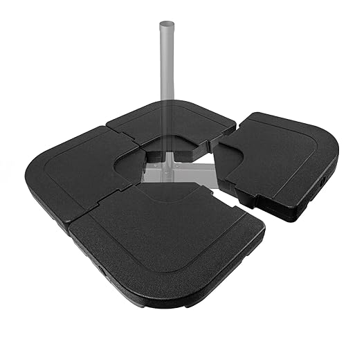 twocorn 4Pcs 183lb Capacity Heavy-Duty Cantilever Offset Patio Umbrella Stand