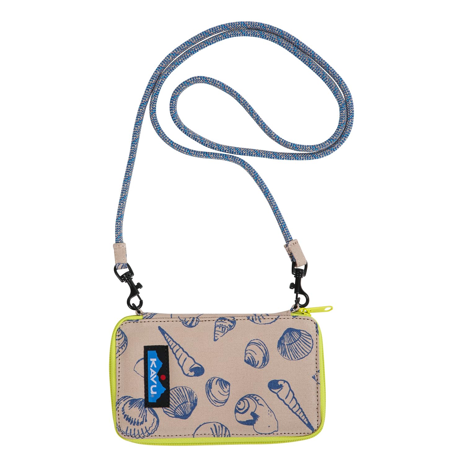 KAVU Go Time Bi-Fold Wallet with Detachable Rope Strap