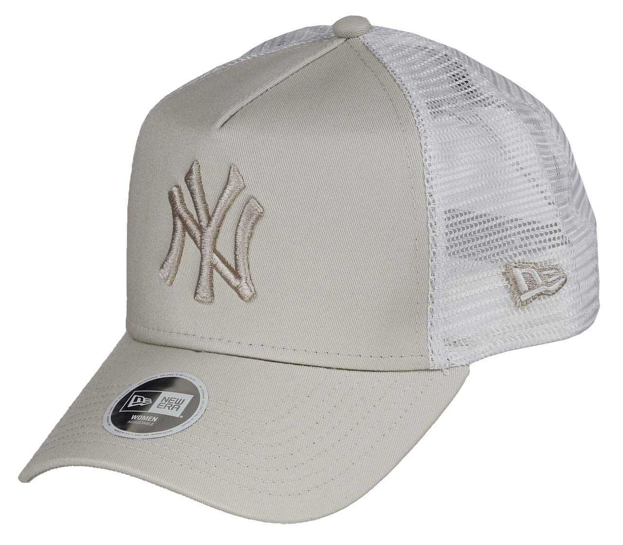 New Era Women Trucker Cap - New York Yankees Stone Beige