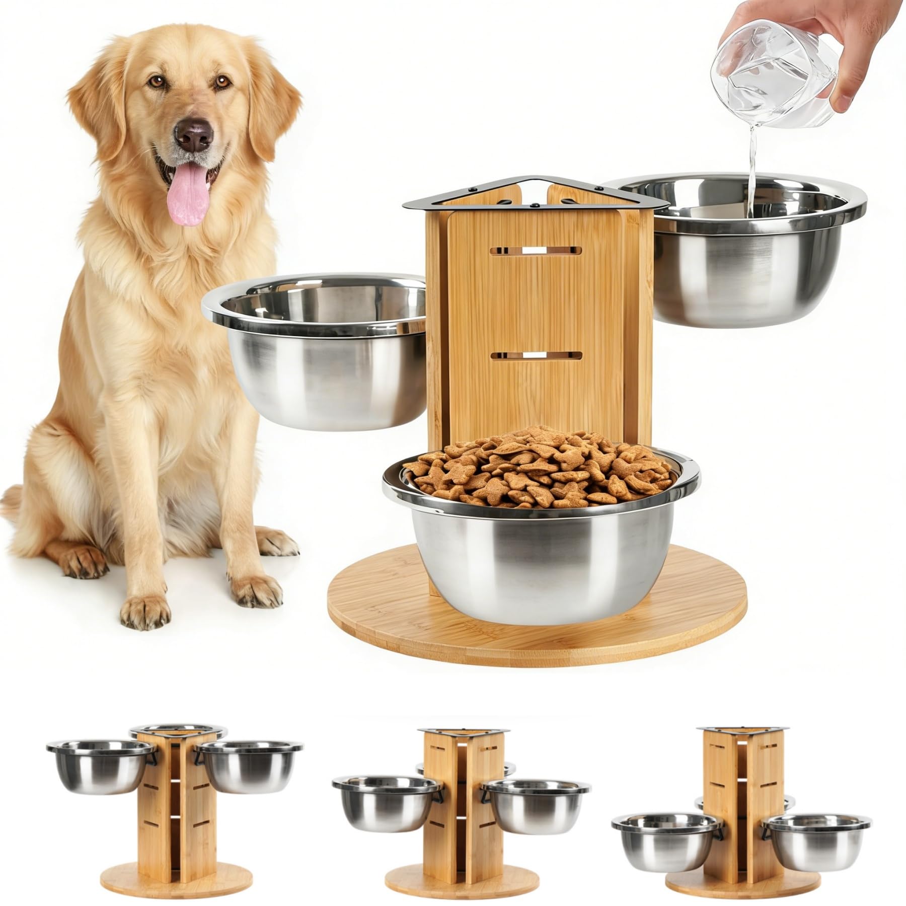 Gamelle pour chien réglable pour grand chien : le choix idéal pour une alimentation ergonomique