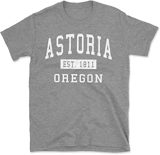 Astoria Oregon Classic Established Men's Cotton T-Shirt