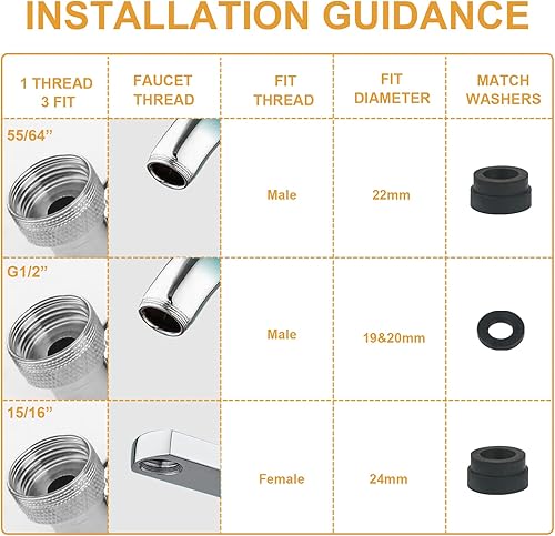 Miniatura 6 de Aireador de grifo giratorio de 1080 filtro de salpicaduras universal 2 modos de salida de agua adaptador de grifo de brazo robot extensor giratorio