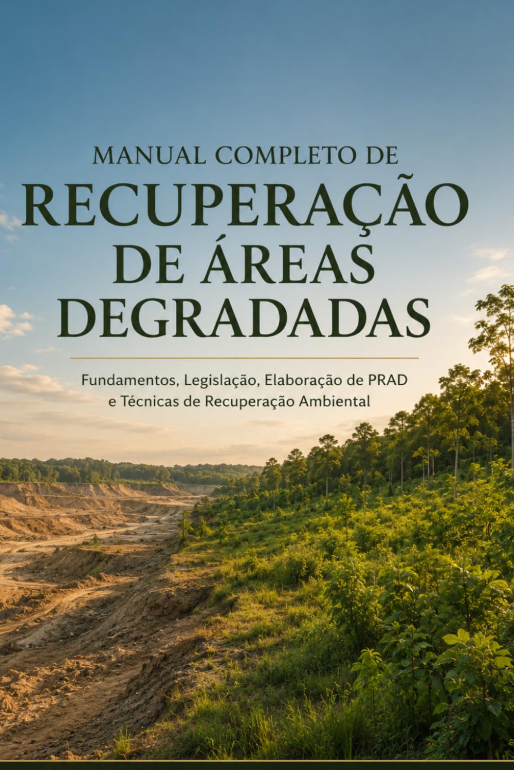MANUAL COMPLETO DE RECUPERAÇÃO DE ÁREAS DEGRADADAS: Fundamentos, Legislação, Elaboração de PRAD e Técnicas de Recuperação Ambiental.