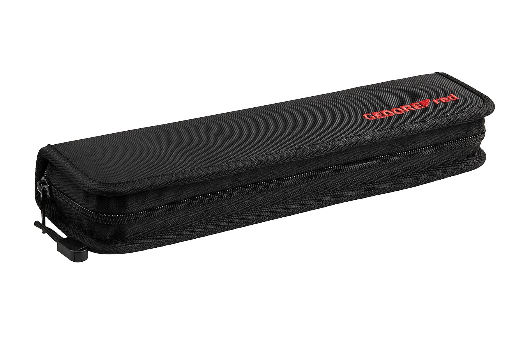 GEDORE rojo Fahrrad Werkzeugset Profi für die Werkstatt, 25-teilig, Rollgabelschlüssel, Bitschraubendreher 1/4', Universal-Reparaturset mit Tasche, R21702025, Schwarz/Rot