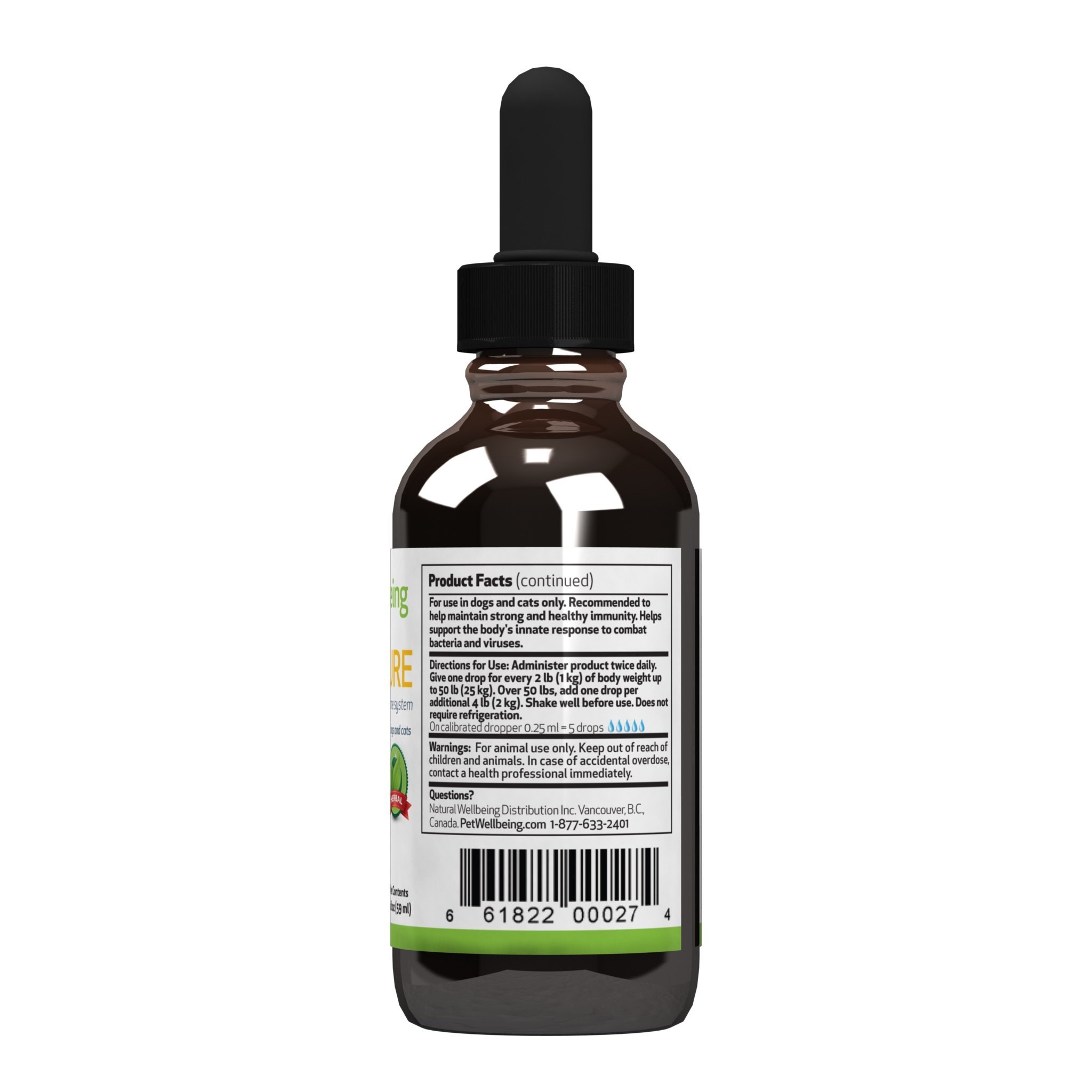 Pet Wellbeing Immune Sure for Dogs, Supports Normal Immune Defenses, Gut Flora Balance, Andrographis, Echinacea, Vitamin C - Image 3