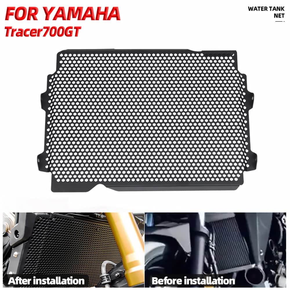 Grille Radiateur Moto MT07 Tracer 700/7 GT - Protection Acier Inoxydable Contre Cailloux Et Débris