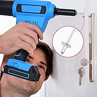 Vista 7 de PAGOW 60 remaches ciegos de aluminio con brida de 3/16 x 1/2 pulgadas (0.189 x 0.472 x 0.630 in), remaches grandes autoenchufables de extremo