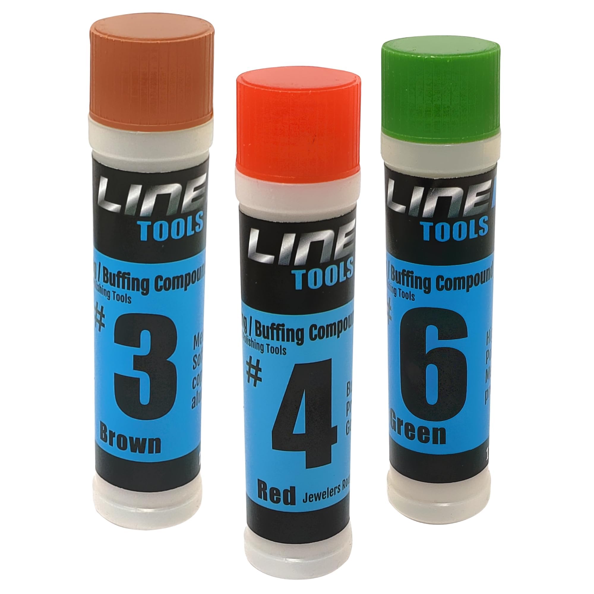 Metal Polishing Compound Set - 6pc Buffing Kit -7