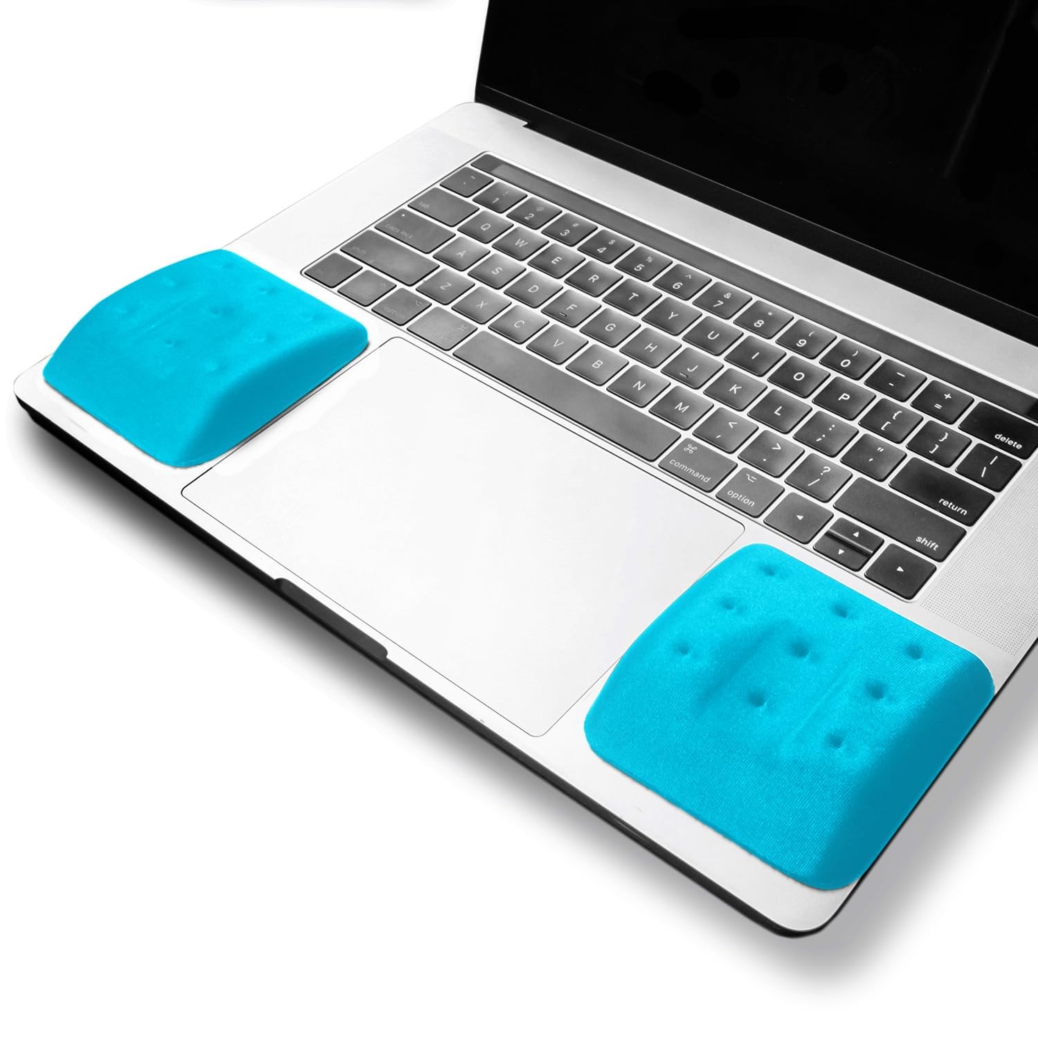 WavePads by PostureUp – Lot de 2 repose-poignets réglables originaux en mousse à mémoire de forme pour clavier d'ordinateur portable, pour douleurs au poignet et canal carpien, en mousse à mémoire de