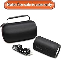 Vista 8 de LTGEM - Funda de altavoz compatible con MusiBaby M68/Deeyaple IP67 impermeable/Zealot S32 altavoces Bluetooth para almacenamiento en el hogar