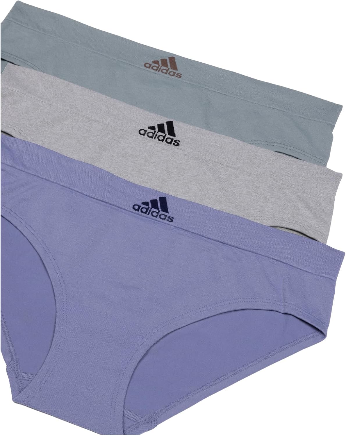 adidas womens Seamless Hipster Underwear 3 Pack - Image 2