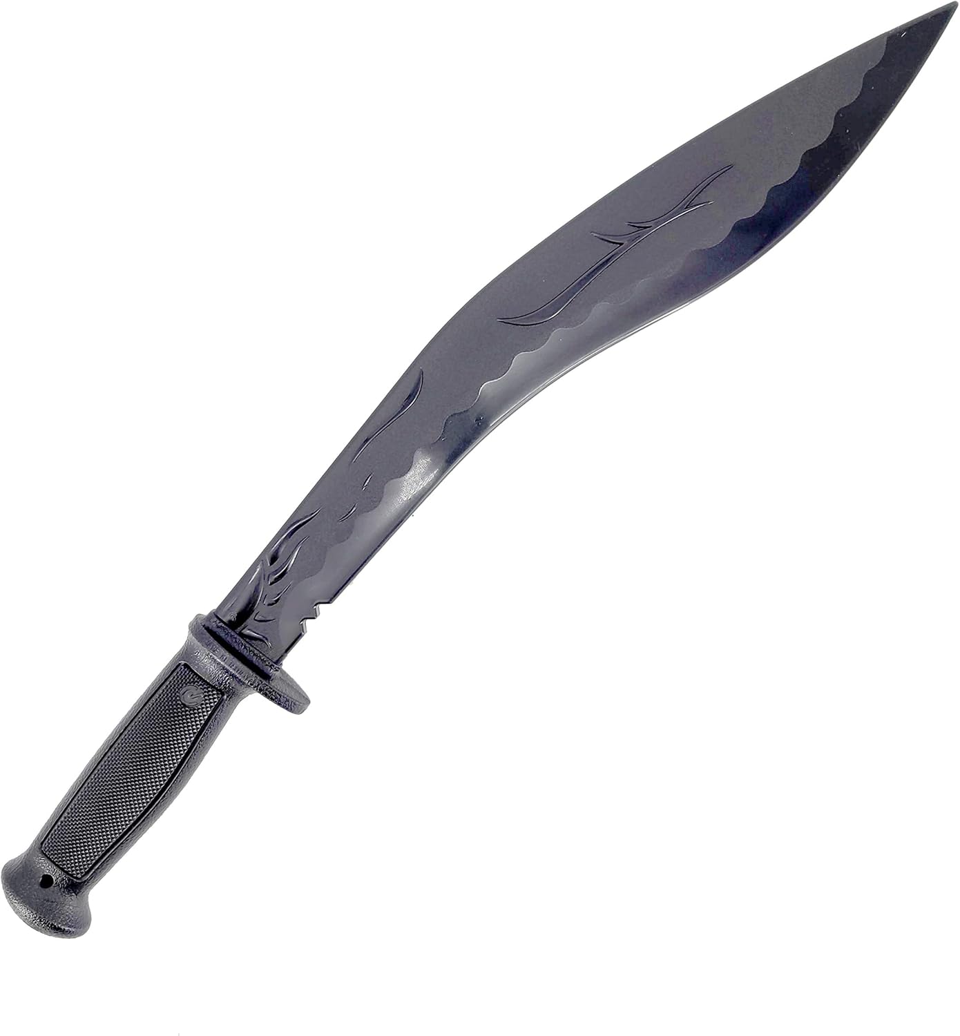 E-BOGU Polypropylene Kukri-Style Black Sword (24.5")