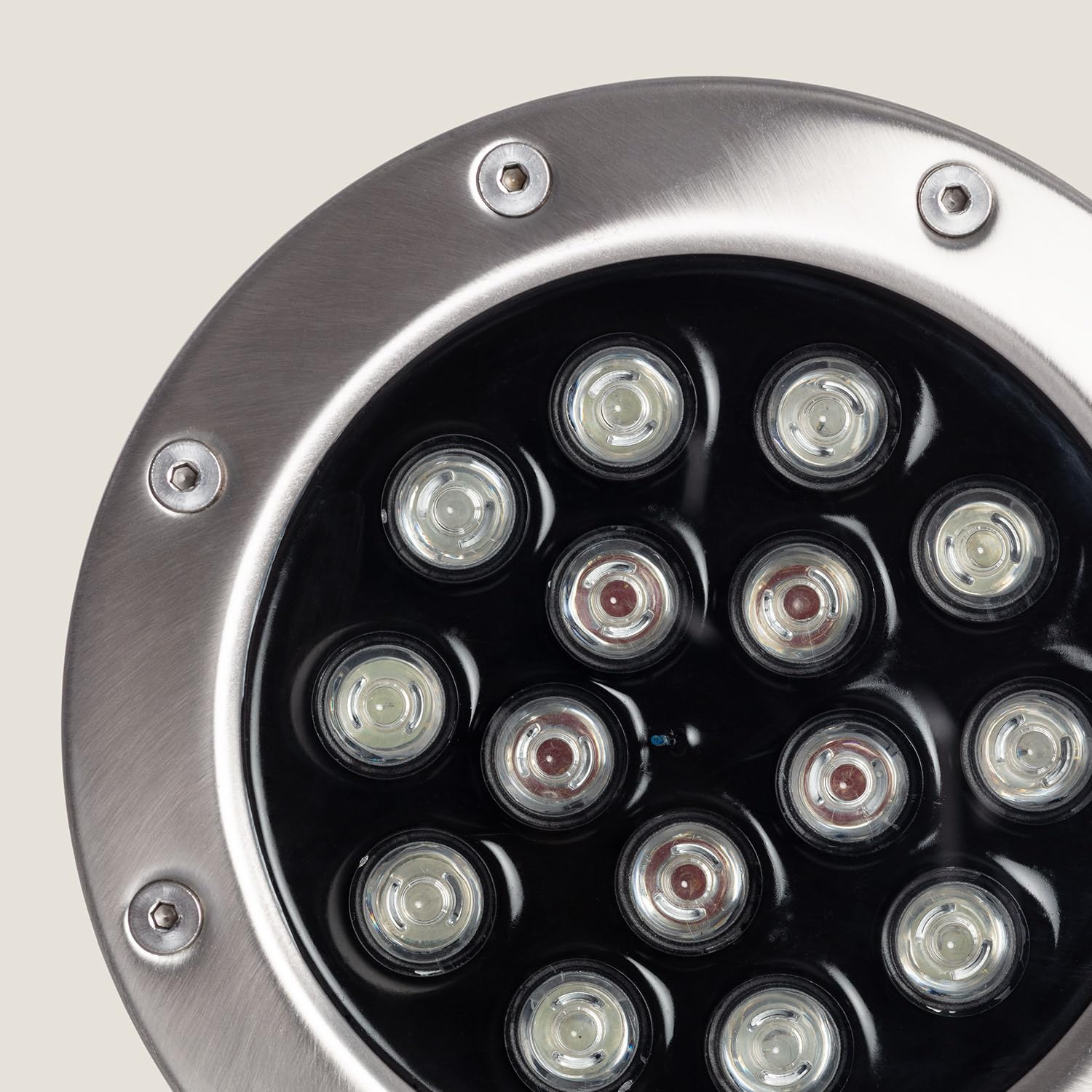 LEDKIA Foco Sumergible LED RGB 15W Superficie 24V DC IP68 RGB