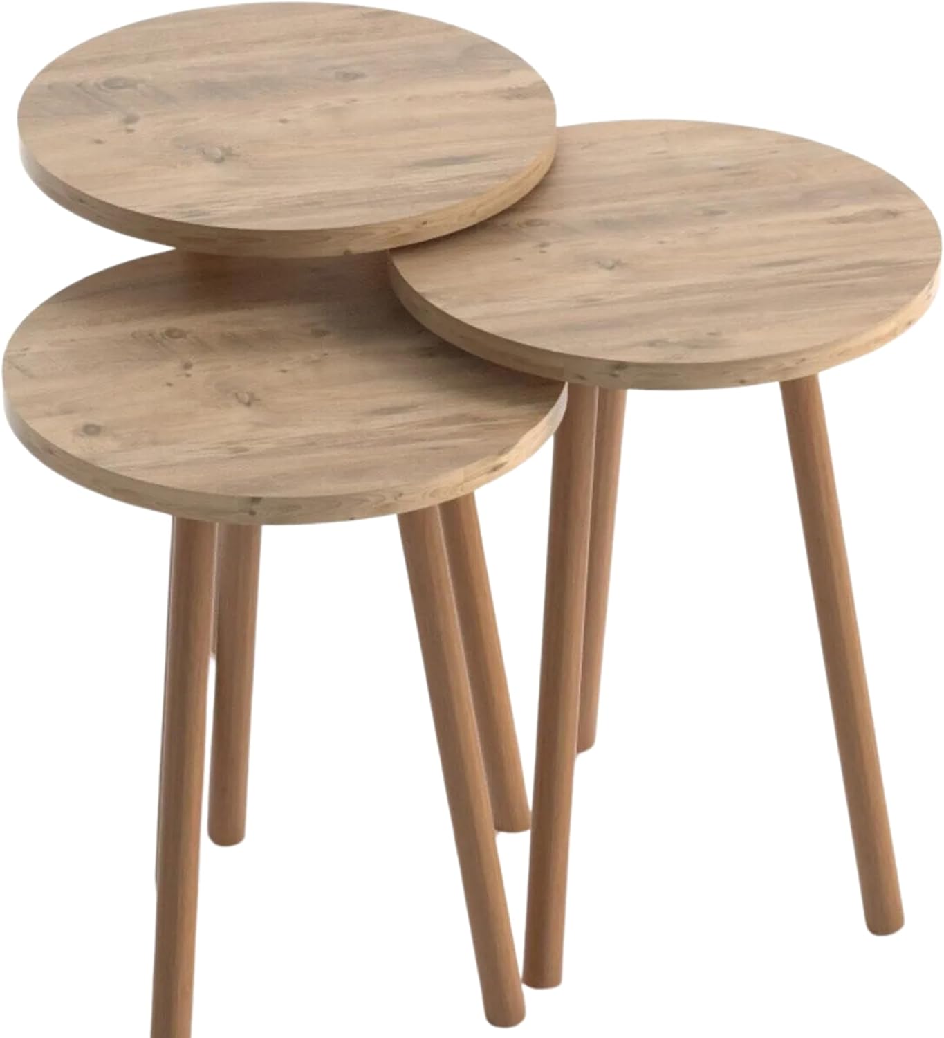 Mobile C Table with Wheels - Side, Sofa & Serving Stand