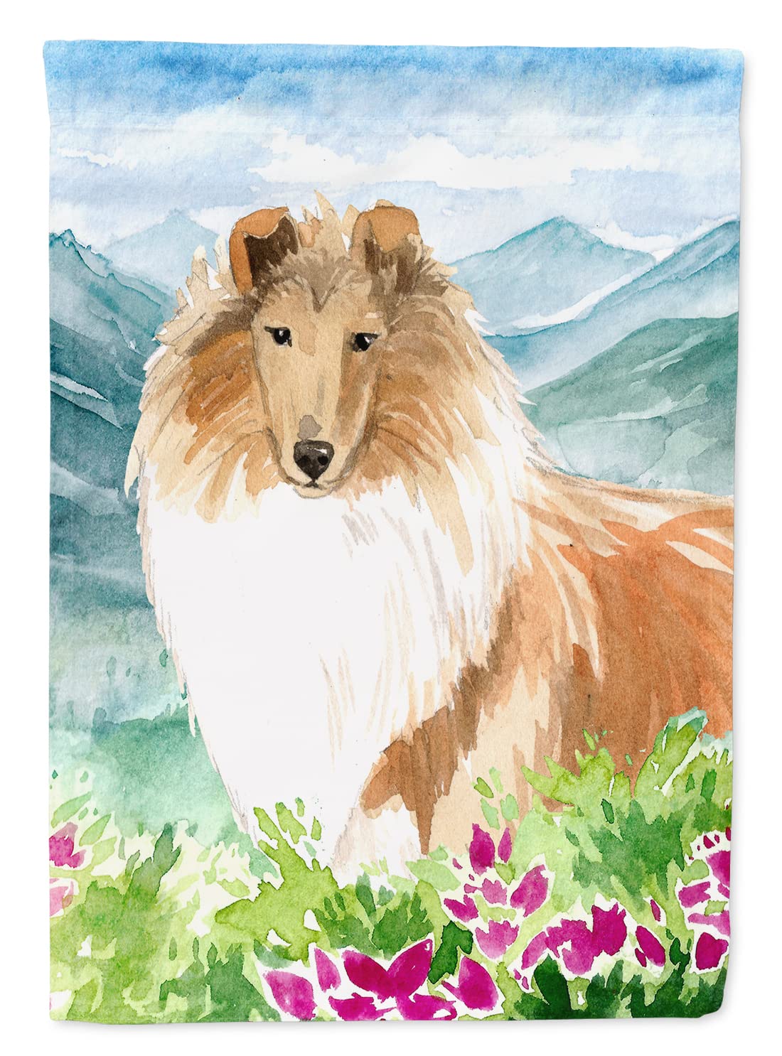 Smooth Collie Flag grand drapeau decoration exterieure maison
