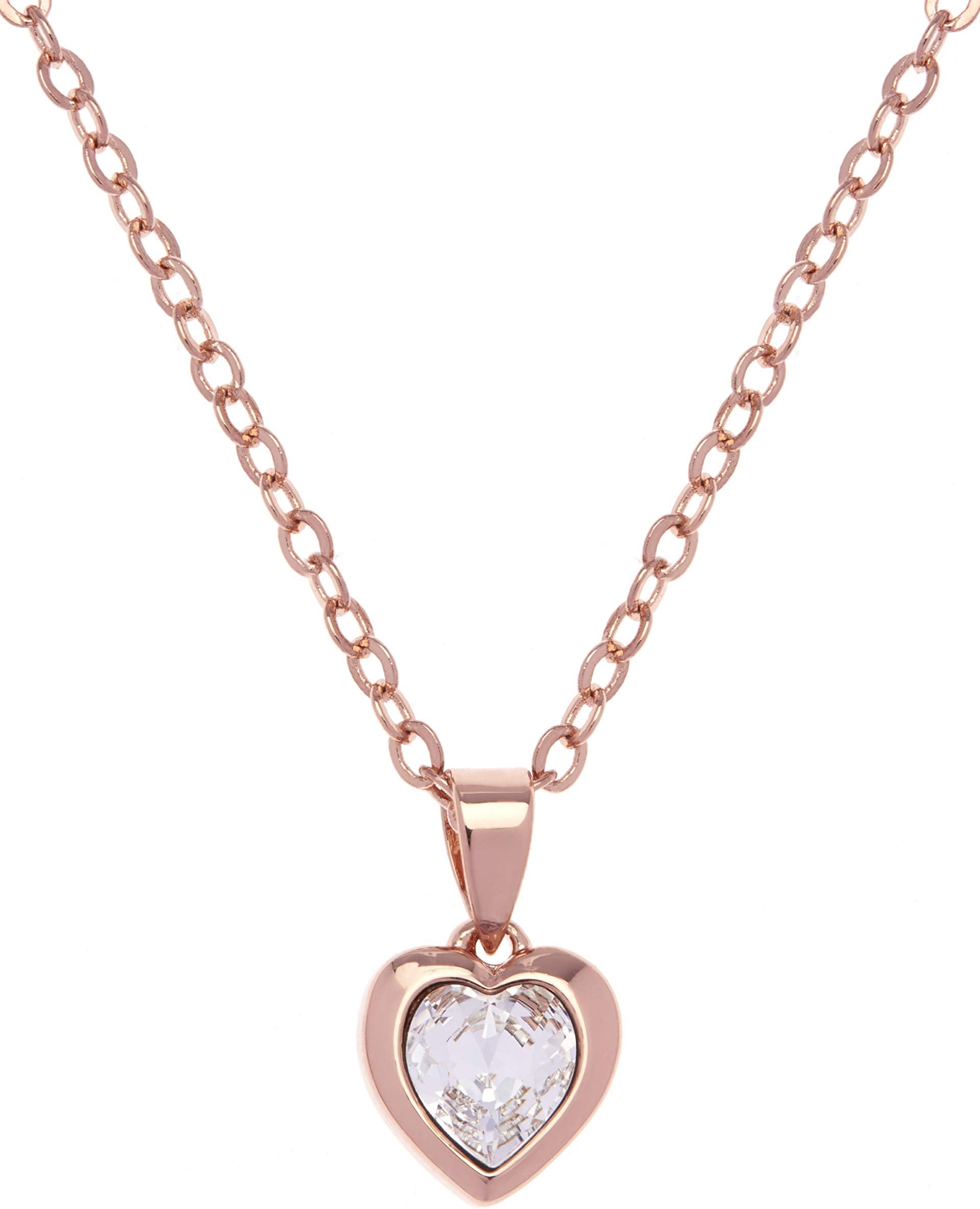 Hannela Crystal Heart Pendant Necklace For Women