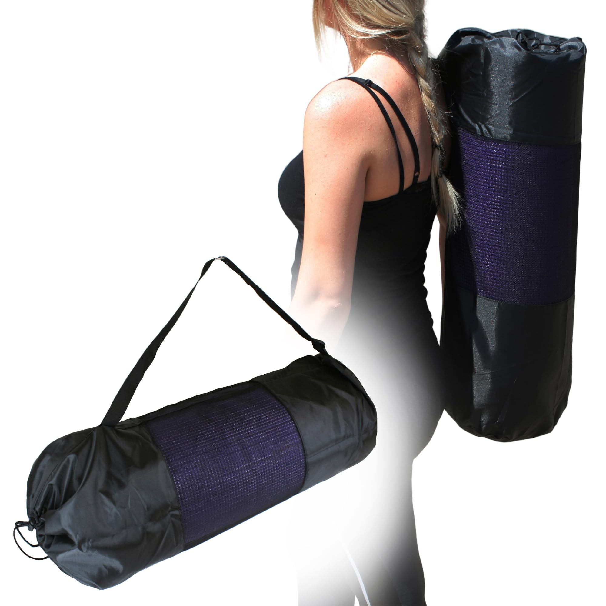 Sac Transport équipement Sport DOJA Barcelona - Sac Bandoulière Pour Tapis De Yoga Noir | Housse De Transport Pratique | Polyester Résistant Accessoire Yoga Portatif Sac Transport équipement Sport DOJA Barcelona - Sac Bandoulière Pour Tapis De Yoga Noir | Housse De Transport Pratique | Polyester Résistant Accessoire Yoga Portatif