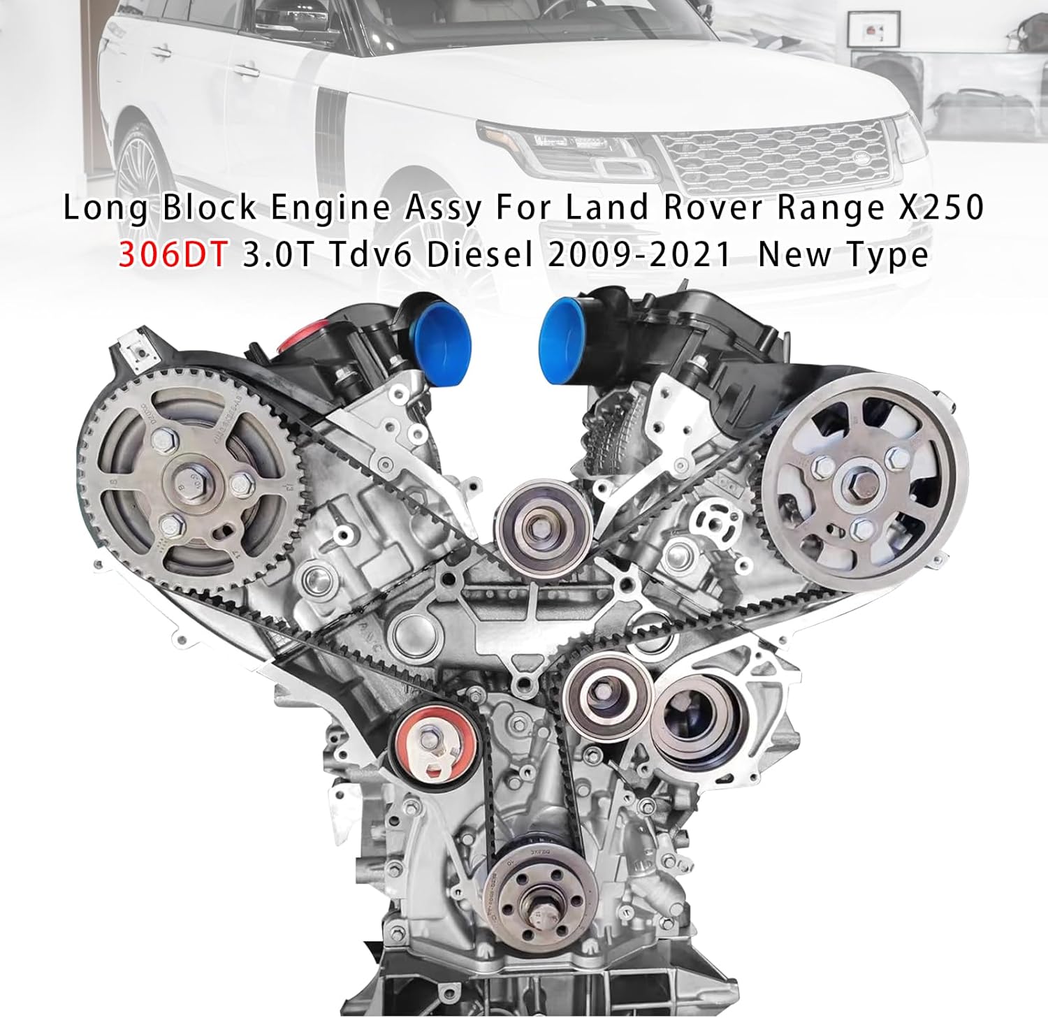 MAD HORNETS Long Block Engine Assy For Land Rover Range X250 306DT 3.0T Tdv6 Diesel 2009-2021 New Type