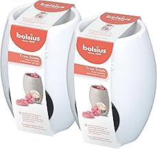 Bolsius - Duftlampe - Ellipse - Weiß - 2 Stk - Aromabrenner - Ø 94 mm - Keramik - Aromalampe für Raumdüfte - Duftlampe für Raumerfrischung