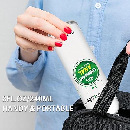Miniatura 5 de Lubricante anal a base de agua 8fl.oz Lubricante anal desensibilizante de larga duración suave resbaladizo para hombres, mujeres y parejas con