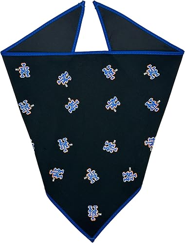 Miniatura 4 de Sporty K9 MLB Chicago Cubs Pink Dog Bandana, L Rosa/Rebel Fun.