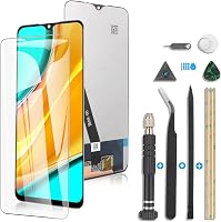RongZy LCD Kijelző és Érintőképernyő Xiaomi Redmi 9 M2004J19G M2004J19C Telefonhoz - Fekete Csereképernyő Szerelő Eszközökkel 1