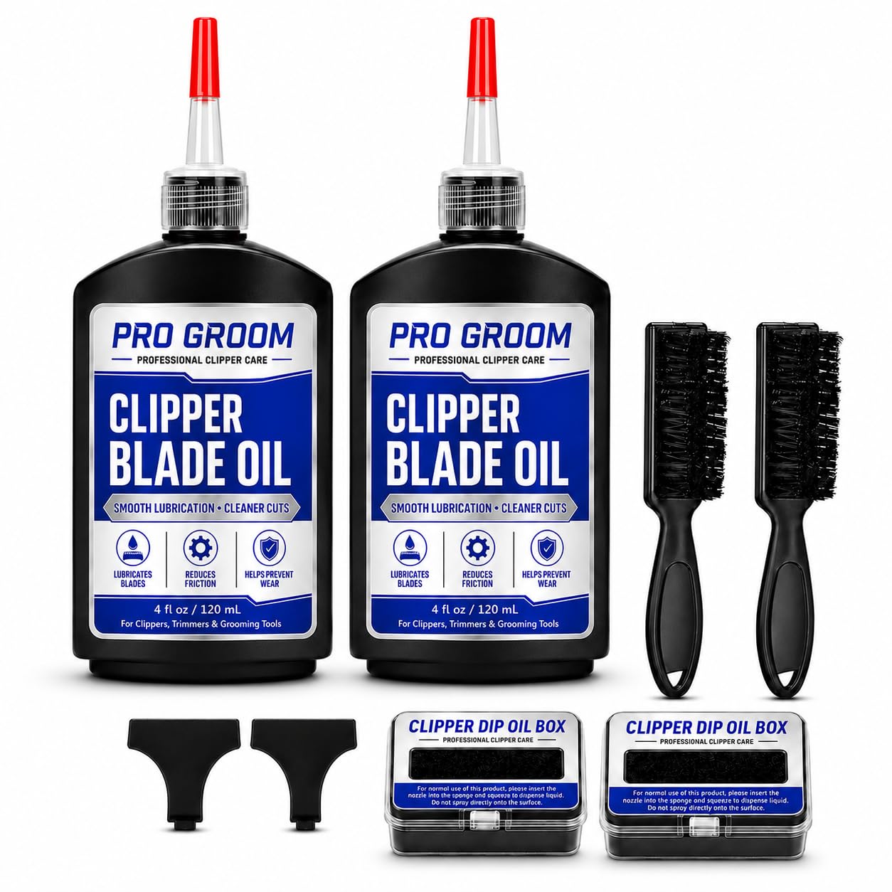 Professional Hair Clipper Blade Lubricating Oil Kit, for Clipper & Trimmer
