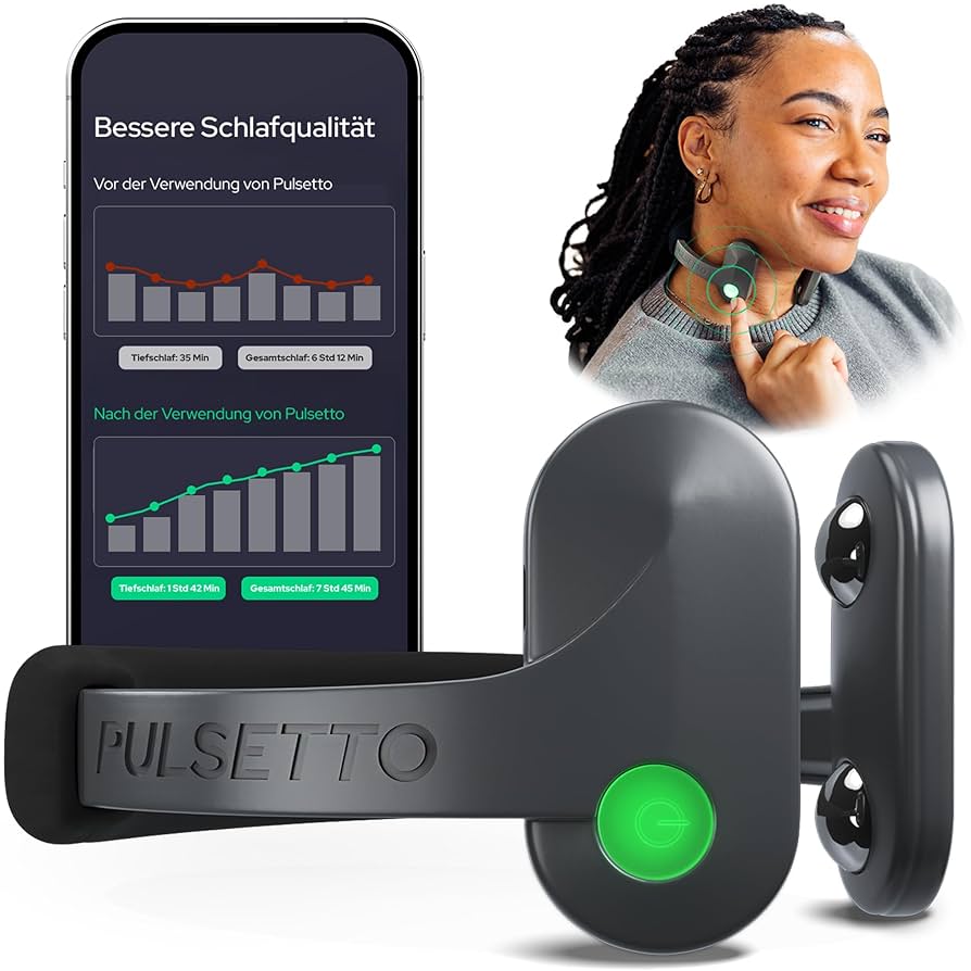 PULSETTO VAGUS NERVE STIMULATOR 快眠サポート Pulsetto Vagus Nerve Stimulator for Better Sleep & Stress