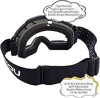 Vista 6 de SAKOU Gafas antivaho para niños y jóvenes de 3 a 12 años