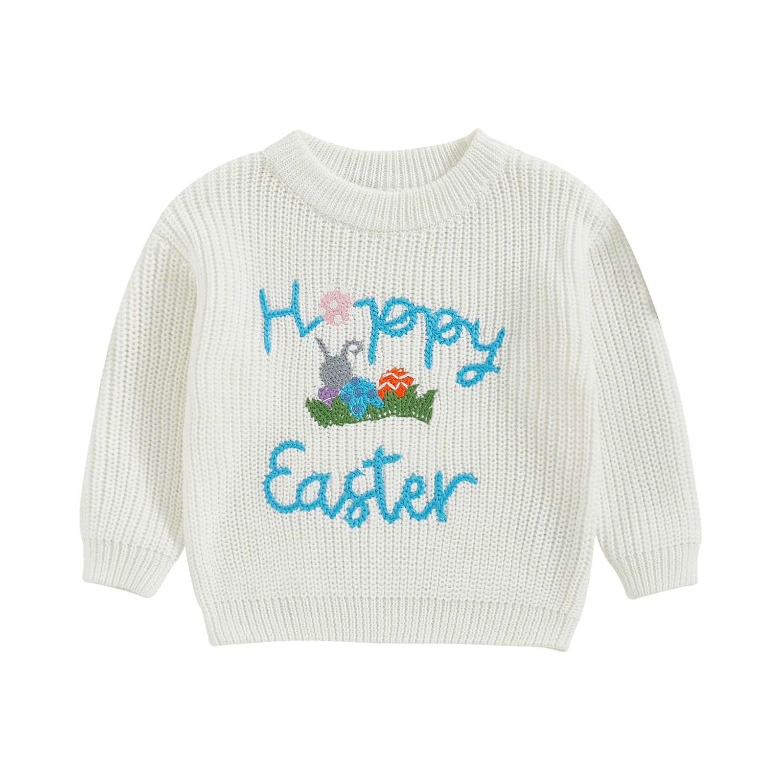 LSFYSZD Toddler Baby Girls Boys Halloween Pumpkin Sweaters Long Sleeve Crew Neck Winter Warm Knitwear Pullover Jumpers Top — view 170
