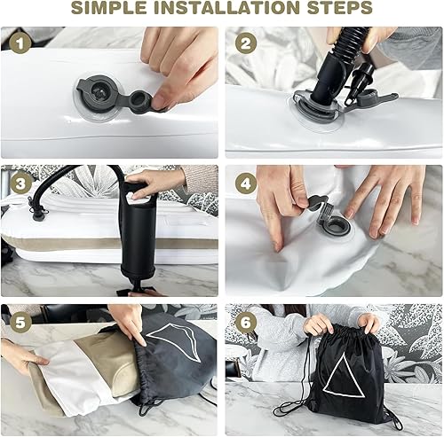 Miniatura 6 de JUANWAN Cama de viaje para niños pequeños, extensor de asiento de avión, cinturón de cama para niños pequeños, cama de viaje para tren, avión y