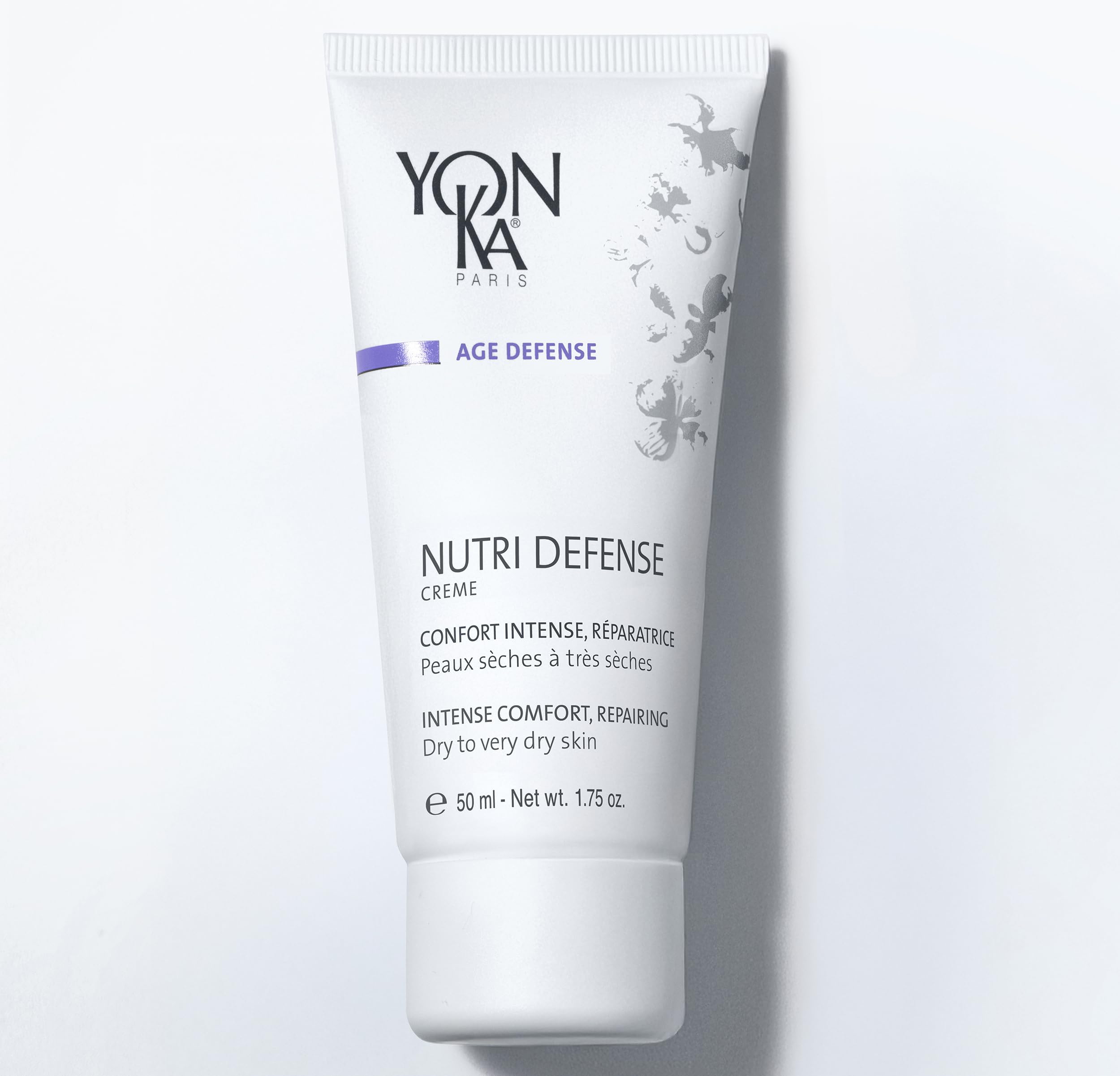 Yon-Ka Nutri-Defense Ultra Comforting Cream for Dry and Very Dry Skin 50ml | SOS Rescue Ultra Hydrating Face Cream | 95% Natural Ingredients, Rich Shea Butter Treatment with Prebiotics and Probiotics