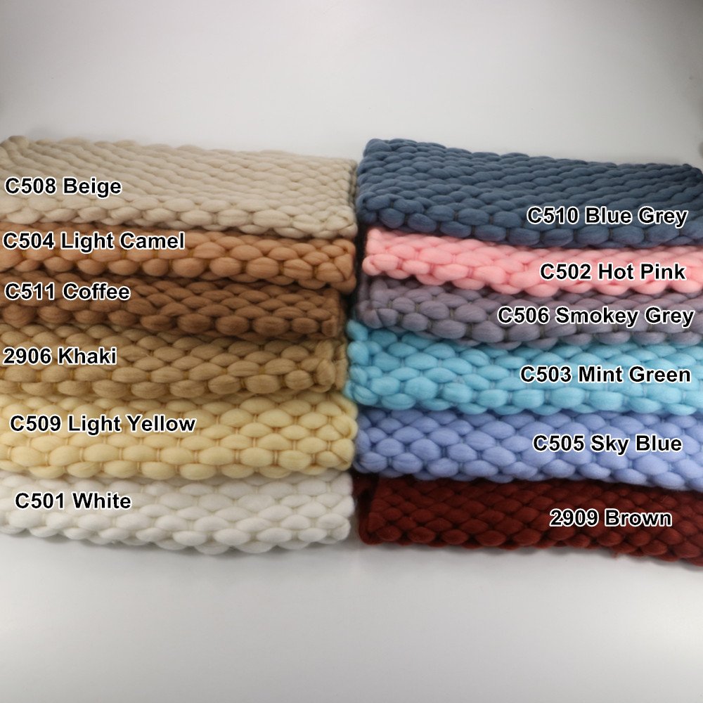 Newborn Photography Basket Filler Baby Props Photoshoot Posing Girl Boy Knit Blanket Nest Stuffer Pillow Khaki 17.7x15.7 inch
