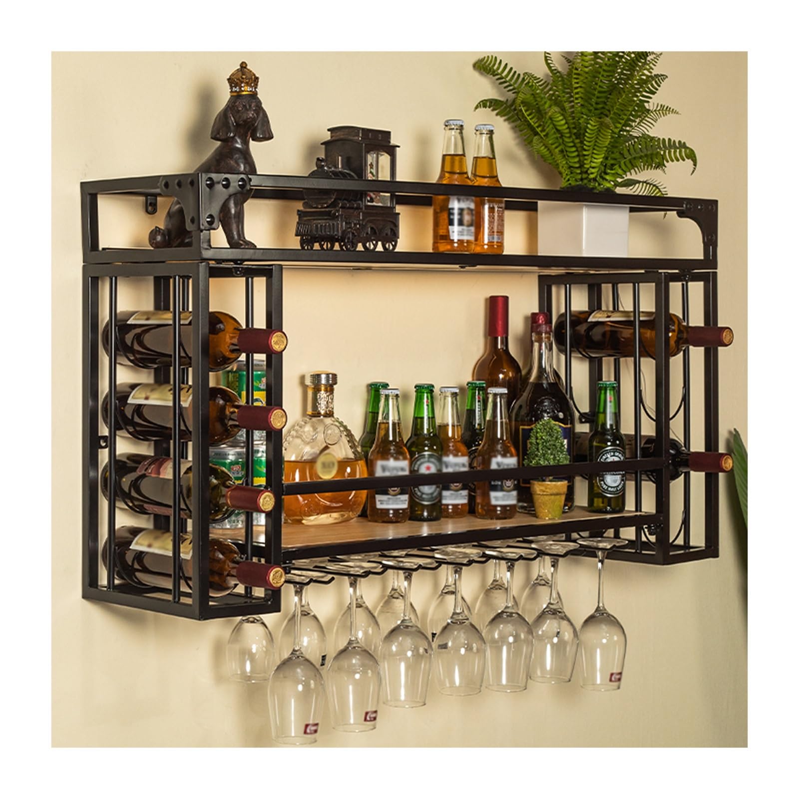 Étagères de bar pour BOU pour ranger bouteilles et verres