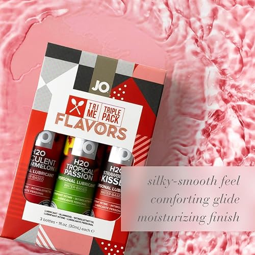 Miniatura 12 de JO H2O - Lubricante personal comestible a base de agua para sexo oral y parejas, sin azúcar, 2 onzas líquidas