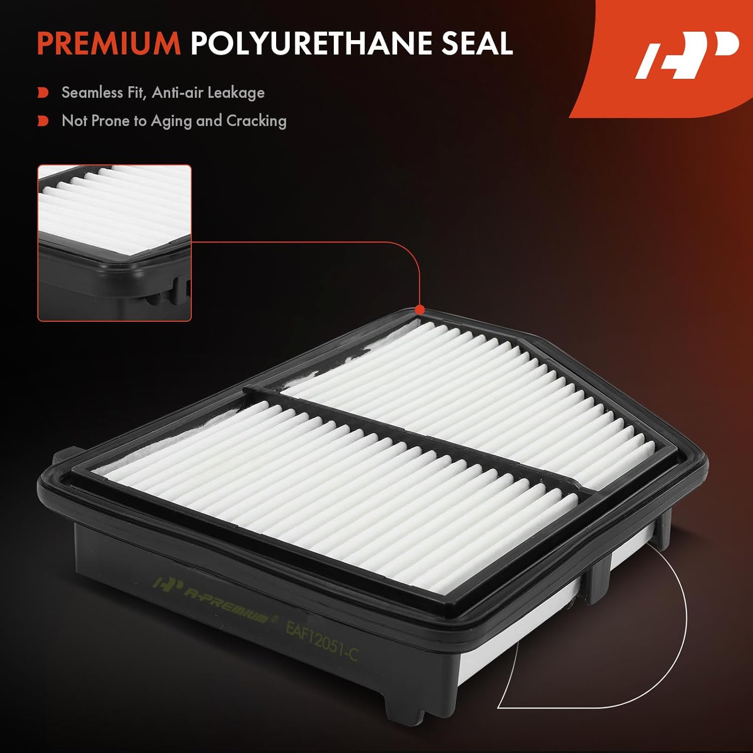 A-Premium 2-PC Engine & Cabin Air Filter with Activated Carbon Compatible with Honda Civic 2016-2022 2.0L