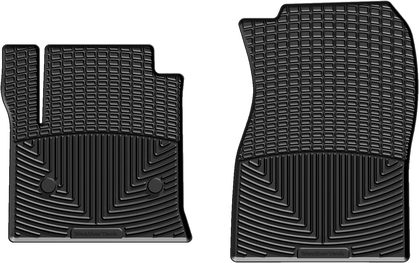 WeatherTech All-Weather Floor Mats for Chevrolet Silverado 2500HD/3500HD, Sierra 1500, Silverado 1500-1st Row (W308GR), Grey